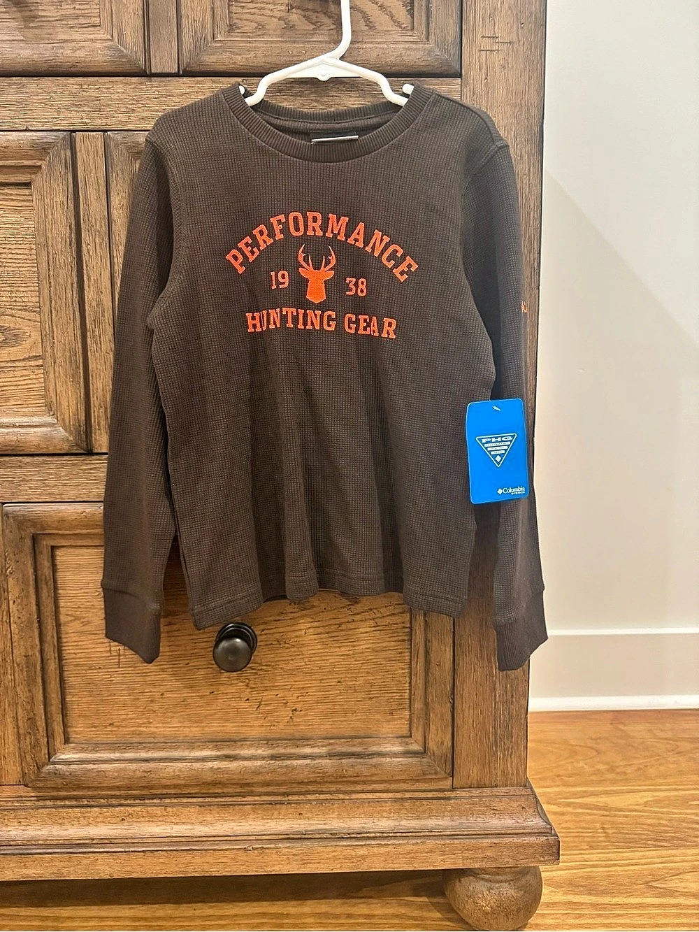 Columbia Boys PHG Waffle Long Sleeve Shirt